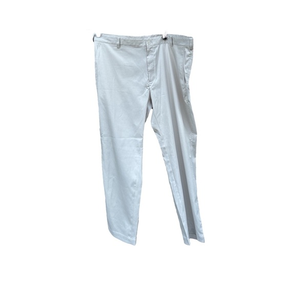 Nike Golf Dri-FIT Pants Size 42x30 Light Khaki Flat Front Moisture Wicking - Picture 1 of 7